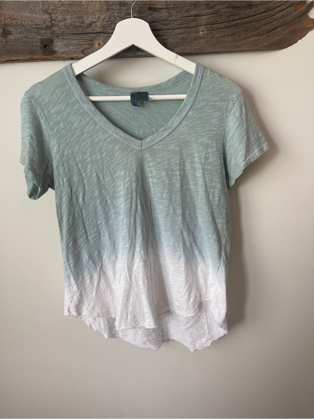 Anthropologie Ombre V-Neck Tee